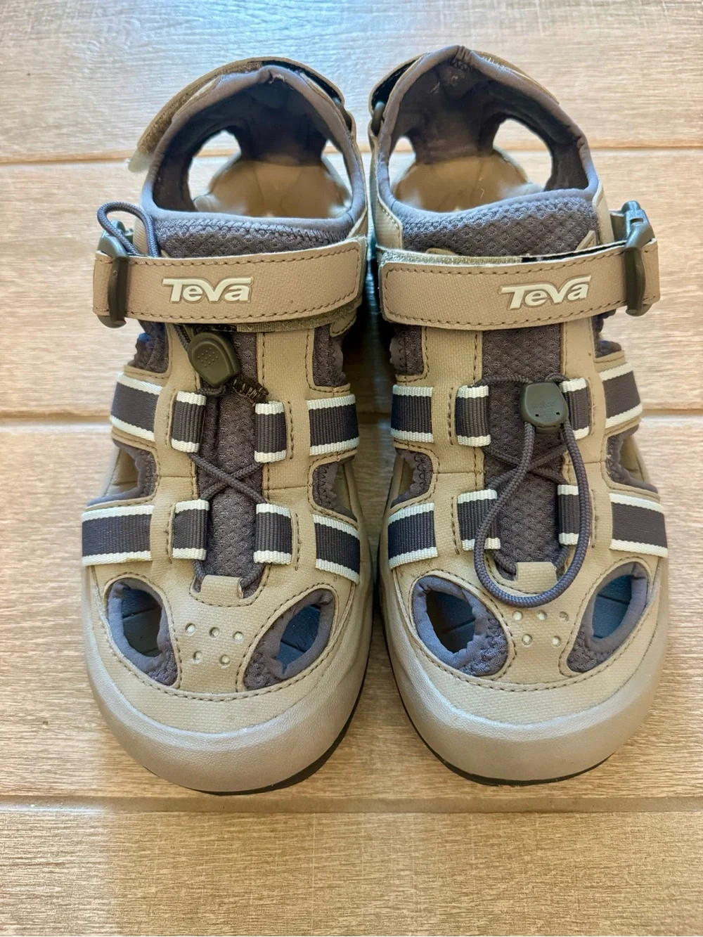 Teva Women's Omnium sandals slate grey 2 color size 8 EUC